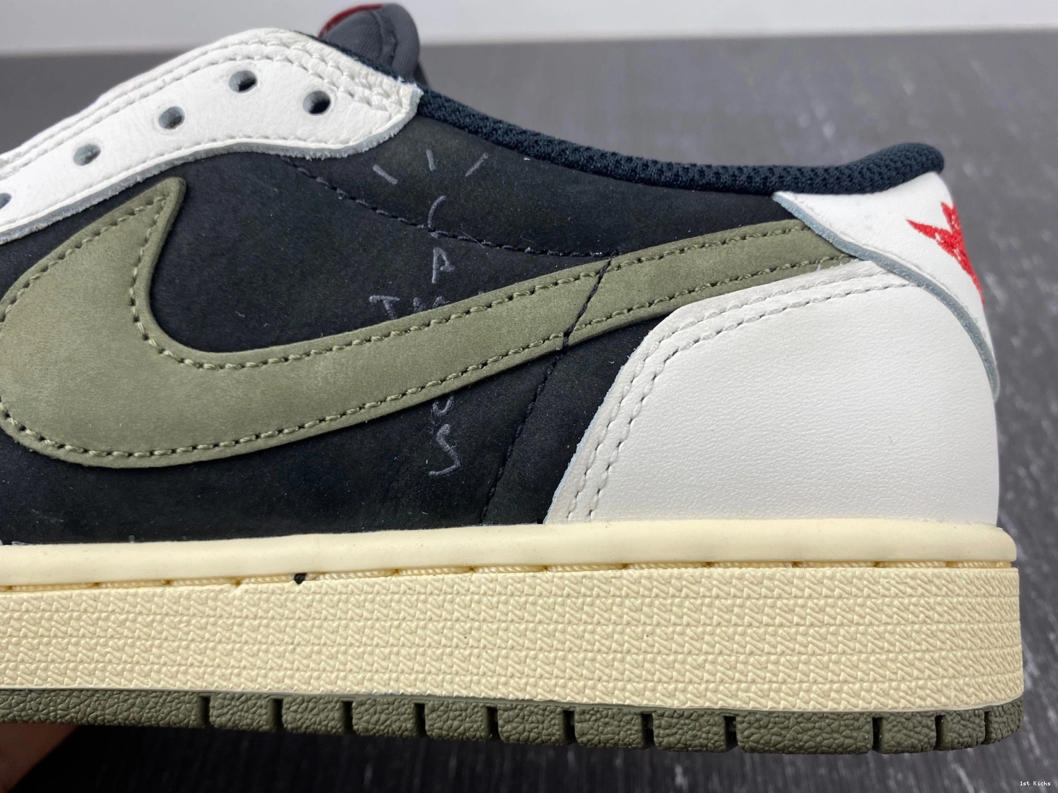 DZ4137-106 Olive x Jordan Air Travis 1 Low OG Scott 0926